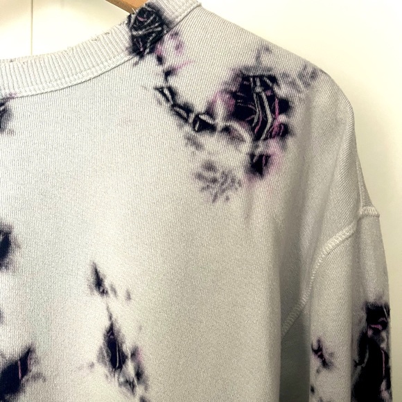 SZ XS n: PHILANTHROPY Blue and Purple Tie Die Crew Neck! - Picture 2 of 7